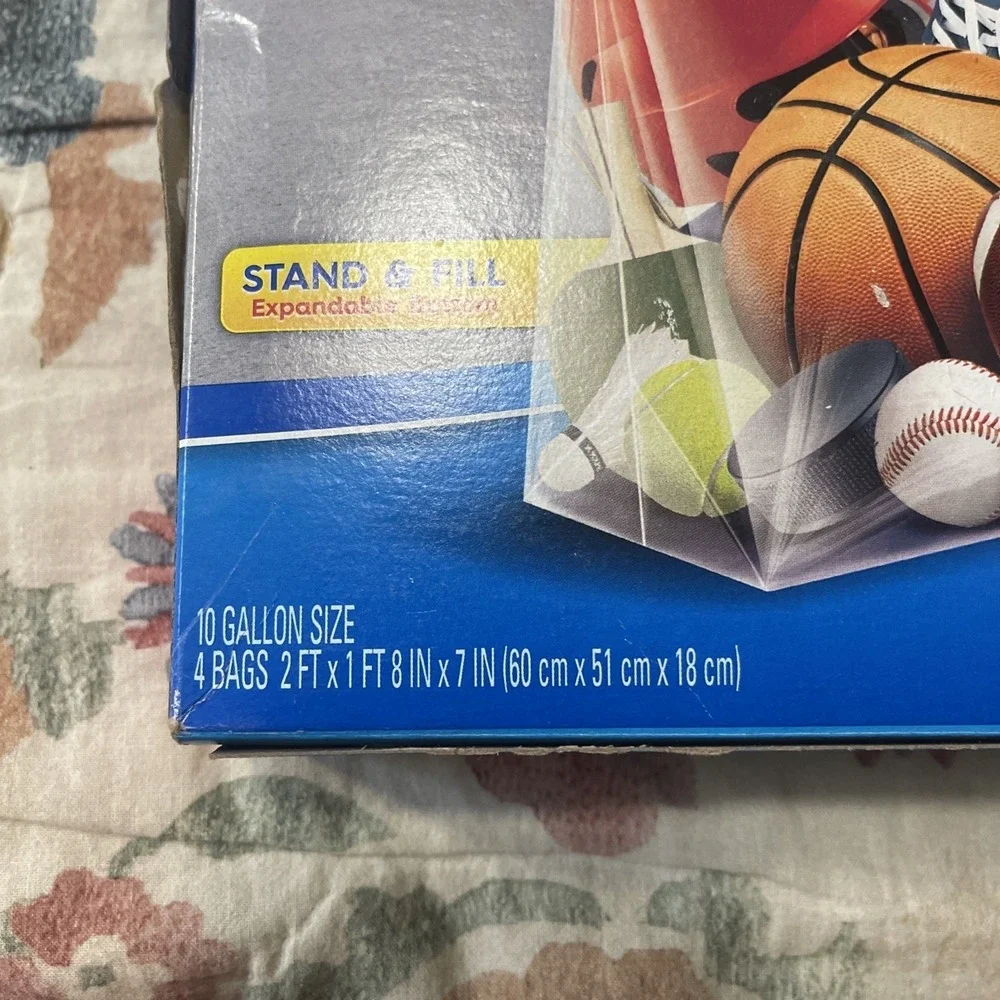 Ziploc Big Bag 4 Count XL 10 Gallon 2'x20